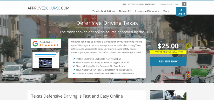 Approved Course Texas Defensive Driving