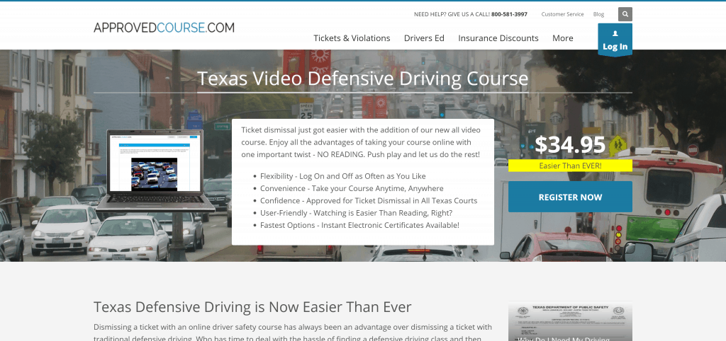 Approved Course Video Defensive Driving Texas